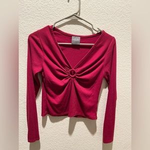 Cherry Red blouse